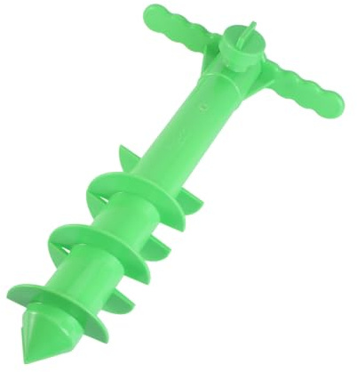 TOGEVAL Support Parapluie De Plage Ancre Spirale pour Camping Et Plage Base Portable sans Outil Fixation Rapide Résistance Au Vent