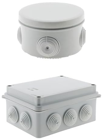 Zenitech - Boîte étanche Ø80x45mm IP55 + Boîte dérivation IP54 à visser 1/4 de Tour 150 x 110 x 70mm