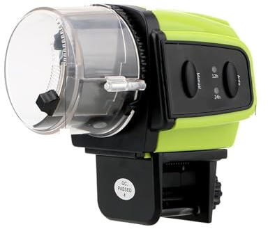 Damm fiskmatare, Bärbar Automatisk Fiskmatare Verktyg Mat Utfodring Automat Fisk Timer Matare Plast Hemakvarium
