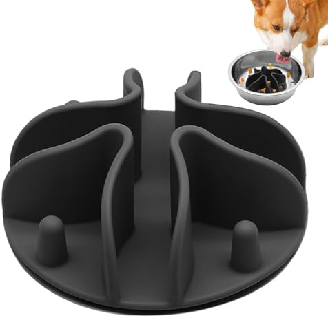 Inserto de Lento,Inserto de Lento para Cuenco para Perros - de alimentador para Gatos, Cuenco para Perros de alimentación Lenta - Comida Lenta Antideslizante con, Suave para perr