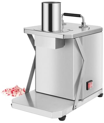 High-Volume Prep Tool,Automatic Dicing Machine/100W Commercial Vegetable Chopper/Electric Vegetable Dicer for Deli Meat Ham Cube Cutting Stable Rubber Suction Feet