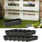 Cepewa Pflanzkasten passend für Europaletten 12er Set aus Kunststoff Pflanzkübel Breite 38 cm (1 x 12er Set Pflanzkasten B38cm)