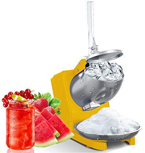 Professionale Commerciale, tritaghiaccio Tritaghiaccio frullato Rasoio Elettrico per Ghiaccio Domestico e Uso 65kg/h 500W