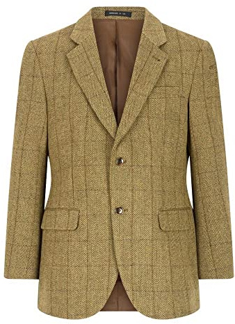 WALKER AND HAWKES - Derby Tweed Windsor Blazer för män, Ljus salvia, 60 SE