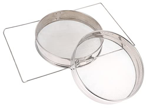 Alipis Edelstahl-honigfilter Mit Griffdesign Langlebiger Und Rostfreier Honigsieb Für Mehl Puderzucker Backpulver Und Andere Pulverförmige Zutaten