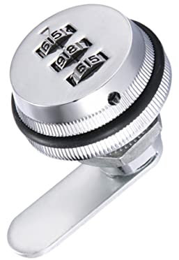 Sewroro Password Lock for Mailbox and Drawer White Combination Cabinet Lock Code Keyless Security for Filing and Letter Box