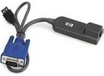 HP JD531A Adaptador de Cable - Adaptador para Cable (USB, Rj-45, Macho/Hembra, Negro)