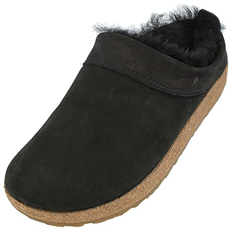 HAFLINGER Lammfellclog Snowbird Filzpantoffel Hausschuh