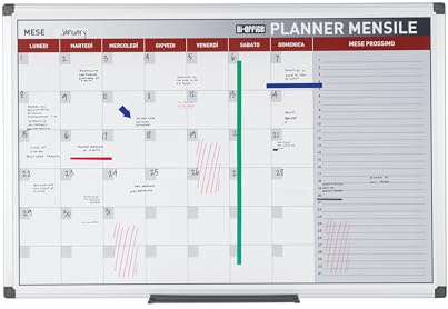 Bi-Office – Planning magnetisch Monatliche, 90 x 60 cm