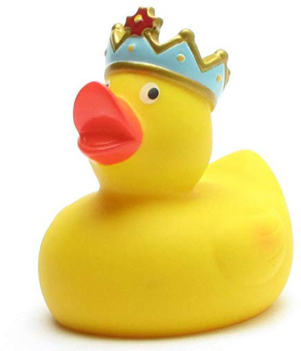 Pato de baño Rey I Chirriante I L: 8,5 cm