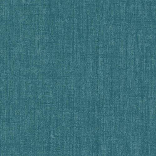 A.S. Création Vliestapete Moderne Stoffoptik Blau 385969 Tapete Wohntimmer Schlafzimmer Matt 10,05x0,53m Made in Germany