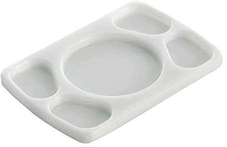 Cofan Tabla Salsera para 4 Salsas| Medida 30 x 20 x 1,5 cm | Color Blanco