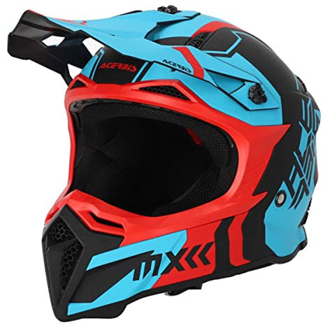 Acerbis Profile 5 Motocross Helm (Red/Blue,L (59/60))