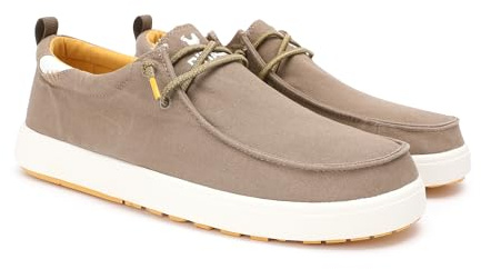 WALK IN PITAS | BIARRITZ | Mocasines de Hombre | Náuticos Casual | Zapatillas de Verano | Zapatos de Hombre Casuales y Cómodos | Zapatos de PITAS para Hombre | Taupe 43