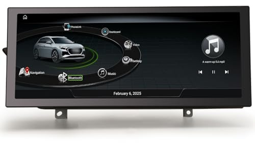 [8G+128G] 12.3 Pulgadas 8 Core Android 13 Car Stereo para Audi A4/A5/B8/S4/S5 Soporte GPS Navi Carplay IPS WiFi 4G Dab+ Bluetooth 5.0 DSP MMI-Bedienknopf OEM Radio