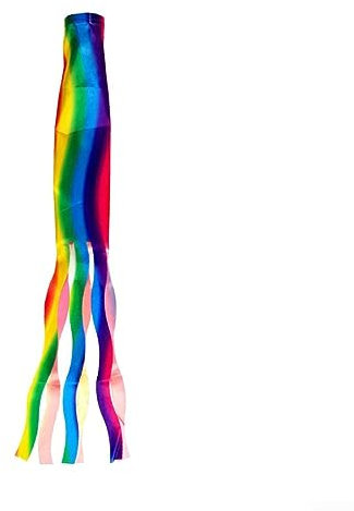 140 cm de long avec manches à vent arc-en-ciel pour festivals, caravanes, camping colorés, pour l'extérieur, 70 cm