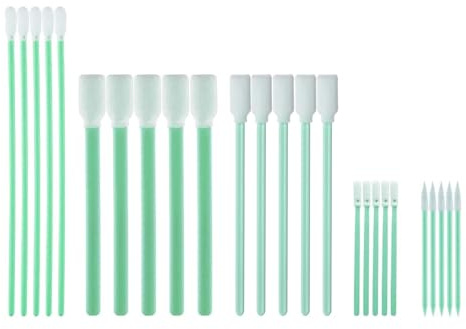 P-Beauty Schaumstoff Reinigungsstäbchen | Reinigungstupfer | Perfekt für empfindliche Stellen | Für Pflege & Sauberkeit | Elektronik und Medizintechnik | Rund-kurz Typ 70,5mm, 500 Stück |