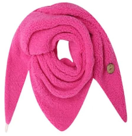 stylx Damen KuschelSchal, Teddyfell Baumwolle Dreieckstuch Frauen Winterschal Herbstschal Warm Dreieck Schal Halstuch Scarf