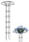 Djowyh Enrejado trepador para plantas, 210 cm, enrejado de jardín para plantas en maceta, columna para plantas trepadoras de metal para apoyo, rejilla de escalada para macetas