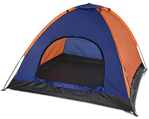 YIWENG Tenda da campeggio per 3-4 persone leggera per escursioni all'aria aperta con mosca di pioggia per campeggio familiare escursionismo spiaggia