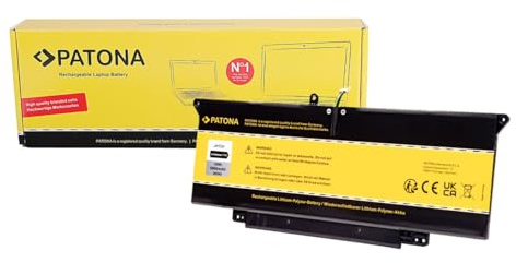 PATONA Akku kompatibel mit Dell Latitude 14 7310 7410 7CXN6 HRGYV T3JWC XMT81 JHT2H
