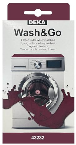 DEKA Waschmaschinenfarbe Wash & Go für 500g Stoff - Bordo