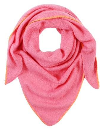 Cartoon Damen Winterschal unifarben ACC, Pink/Orange