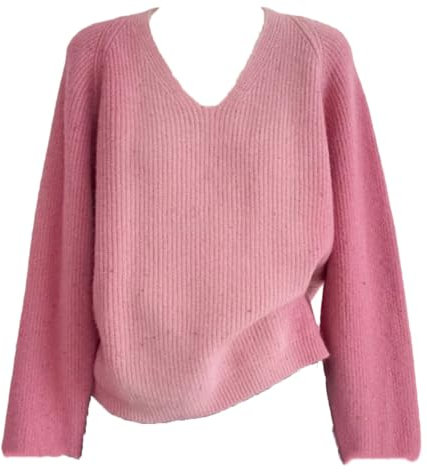 Zweiteiliges Strickset für Damen, lässiger Pullover mit V-Ausschnitt und ärmellosen Trägern, ONLY TOP2, S