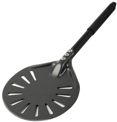 Giyofom Pelle à Pizza Tournante avec Long Manche en Aluminium Antiadhésif pour Pelle à Pizza, Palette Résistante Aux Rayures