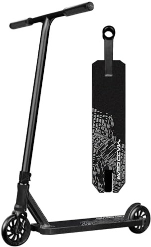 Patinete profesional para mayores de 10 años – Truco de estilo libre completo con cubierta de aleación de 5.5 pulgadas, ruedas de núcleo de aleación de 110 mm, barra en T alta – Madd Gear Viral