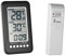 Sosoport Drahtloses Innen Außen Thermometer Mit Digitaler Uhr Temperaturmessgerät Für Kühlschrank Und Gefrierfach Mit Und Tiefsttemperaturalarm