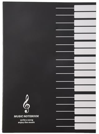 Asyduey Fünf Zeilen Musik Notizbuch Musik Stab Stab Notizbuch