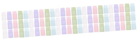 DOITOOL 5 Sätze Farbiger Umschlag Ärmel Klein Kartenetui Briefumschläge Bilderrahmen Klare Kartenhüllen Abdeckung Für Fotokarten Transparente Fotoabdeckung Papier 50 Stück * 5