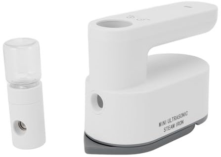 Reisedampfeisen, Kleines, Schnurloses Elektrisches Eisen, Tragbare Handheld -trockenen Nassdampfeisen für Schlafsaal, Fahrt, 2 Level -Temperaturverstellbar, 5200mah