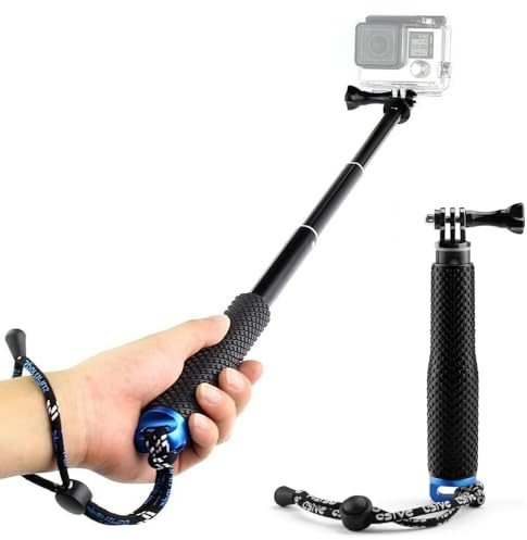 Voarge 19 Bâton Selfie Tige Télescopique pour GoPro/Insta360/X3/One et autres Action Camera