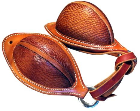 Bucking Rolls Western Horse Saddle Natural Leather Softy Buck-Roll Pair Set 026