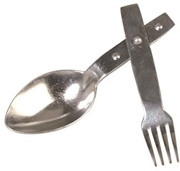 Mil-Tec Unisex – Erwachsene 14624500-Klappessbesteck Klappessbesteck, Mehrfarbig, Einheitsgröße