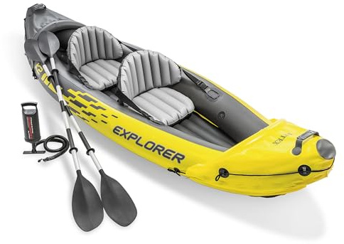Intex 2-Person, Kayak Gonfiabile Unisex, Giallo