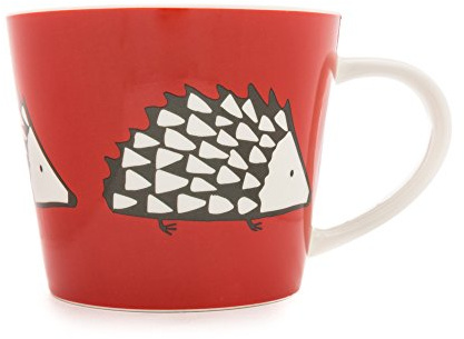 Scion Living - Keith Brymer Jones Collaboration Range - Spike Large Ceramic Mug - Red - 525ml