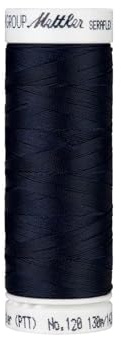 Amann Seraflex No. 120 Nähgarn (130m) 0821 - Darkest Blue