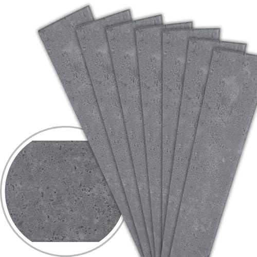 10m² / 60 Stück Deckenplatten Deckenpaneele Deckenverkleidung Beton Optik Betonlook Polystyrol XPS Imitat Wandpaneelen P42 Styropor 100x16,7cm