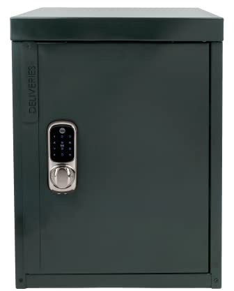 Yale YDB01-CH SMART DELIVERY Box-Grey Sichere Lieferbox, Grau/Chrom