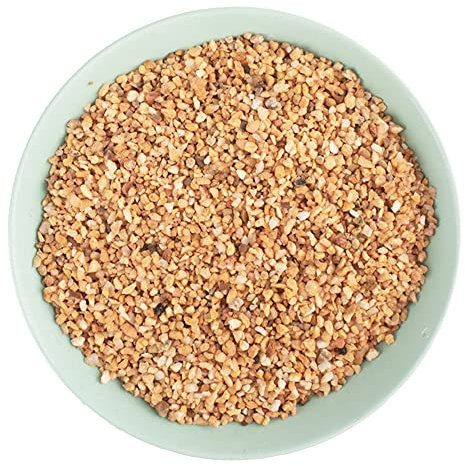 Avalution 2mm-4mm Coarse Sand Stone Plant Decorative Gravel Succulents, Cactus Bonsai Gravel, Terrarium Filling DIY Gardening Indoor & Outdoor Garden Bonsai Decoration-3LB