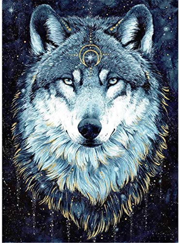 Puzzle 5000 Teile - Jigsaw Puzzle für Erwachsene - Buntes Puzzle 5000 Teile Erwachsene, Motiv: Weißer Wolf, 5000 Teile Puzzle, Puzzle Erwachsene 5000 Teile, Puzzel,5000 Puzzle-61.61x41.53 Zoll (156.5