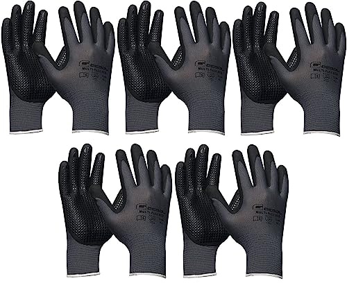 vasalat Arbeitshandschuhe Gebol Multi Flex Eco Handschuhe mit Noppen Größe 9, L - 5 Paar