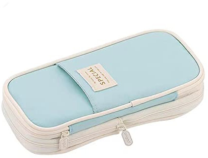 HIQE-FL Mäppchen Mädchen Teenager,Cute Pencil Case,Große Kapazität Federmäppchen,Langlebig Federtaschen,Mäppchen Reißverschluss,Tasche Perfekt Für Schule Büro