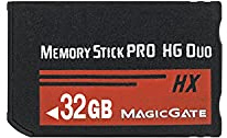 MemoryStick Pro-HG Duo Carte mémoire PSP compatible avec appareil photo Sony PSP1000 2000 3000 32 Go