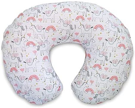 Uposao Funda de almohada de lactancia para bebé, recién nacido, en forma de U, funda de cojín elástica reemplazable para bebés recién nacidos que alimentan a bebés y niñas, 55 x 40 cm