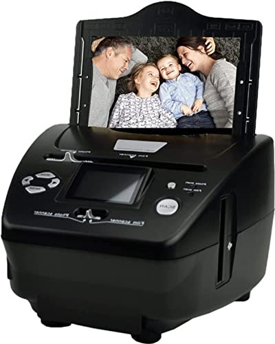 Slide Viewer/Negative Scanner, Film Slide Scanner, Works With Different Types Of Film Slides, Converts 35mm 135 110 126 / Slides/Negatives To Digital JPG Photos