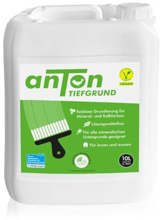 Anton Anti Schimmel Tiefen-Grund farblos | Grundierung gegen Schimmel | Sofortwirkung auf Wand &Decke | atmungsaktiv | für Allergiker | 5 Liter 40-50m2 (5 Liter)
